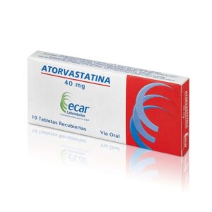 ATORVASTATINA ECAR 40 MG X 10 TAB