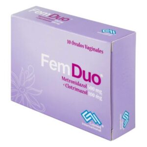FEMDUO (clotrimazo+metronidazol) x 10 óvulos vaginales