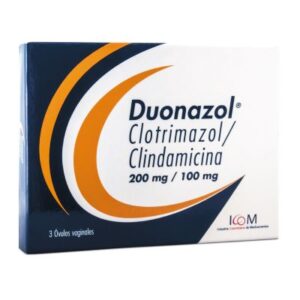 Duonazol (clotrimazo + clindamicina) x 3 óvulos