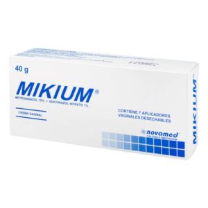 Mikium crema vaginal. Metronidazol + isoconazol nitrato