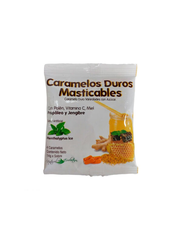 caramelos duros masticables.