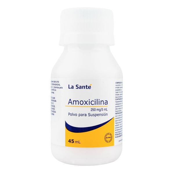 AMOXICILINA 250MG 5ML LA SANTÉ Droguería Kafer Compra en línea