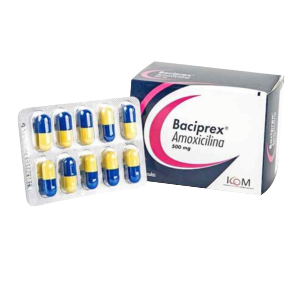 BACIPREX 500 MG X 10 CAPSULAS