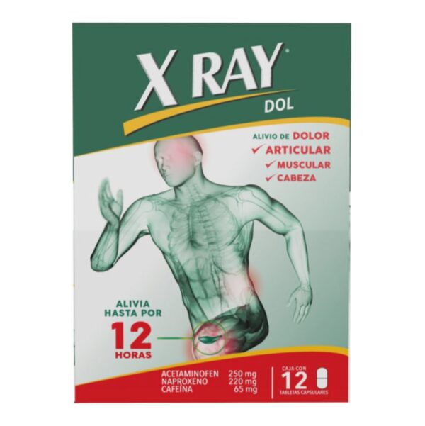 X RAY DOL X 12 CAPSULAS