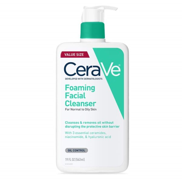 CERAVE GEL LIMPIADOR ESPUMOSO 236 ML