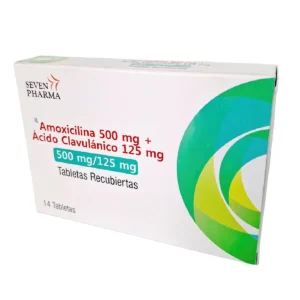 AMOXICILINA/ÁCIDO CLAVULÁNICO 125 MG X14 TAB