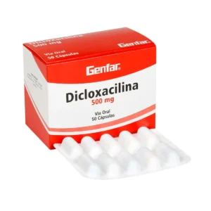 DICLOXACILINA 500 MG X10 CAP GENFAR